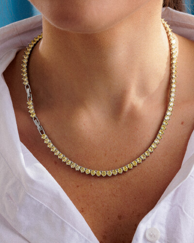 Foto Colar Riviera Colors 3mm - 3 garras - 42cm