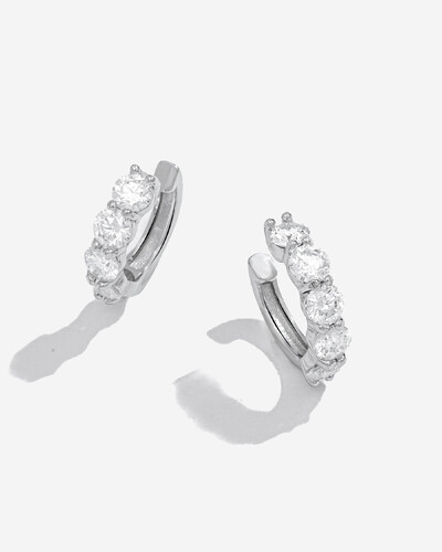 Foto Brinco Yana Aurora Moissanite - 1,8ct - Prata 925