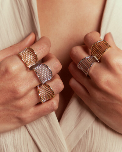 FotoAnel Maxi Trama - Silver