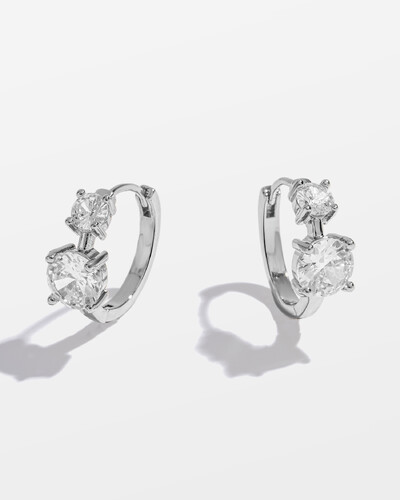 Foto Brinco Argola Corina - Silver