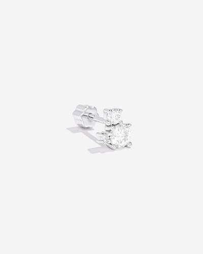 Foto Piercing Julieta Moissanite 2mm - Prata 925