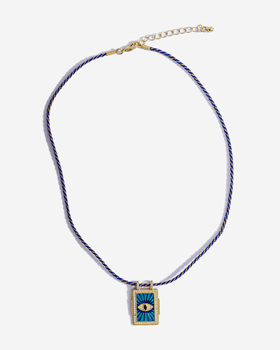 Foto Colar Fio Olho Grego Boho