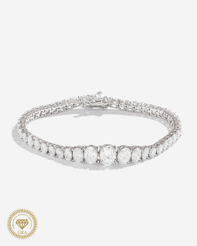 Foto Pulseira Riviera Lorence Moissanite 8*6mm- 15.24ct - Prata 925