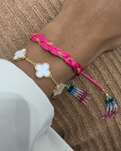 Foto Pulseira Boho Pink