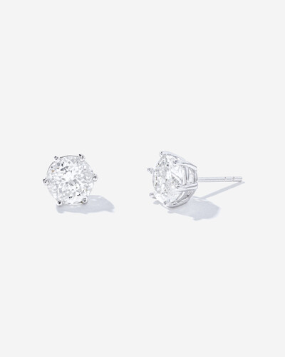 Foto Brinco Évora Moissanite - 8 mm - 2.0 ct - Prata 925