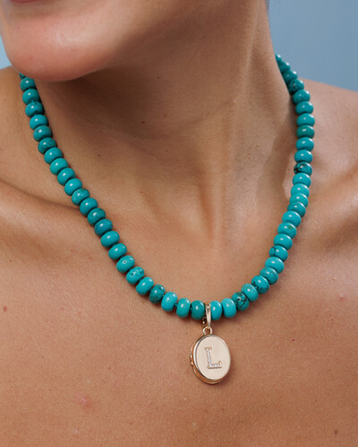 Foto Pingente Relicário Letra