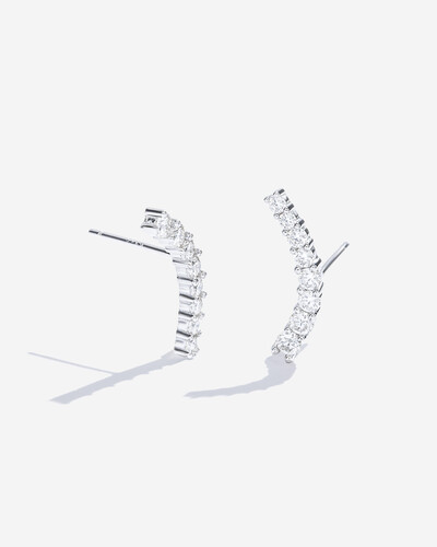 Foto Brinco Ear Cuff Line- Moissanite - 2,5 mm- 0,69 ct - Prata 925