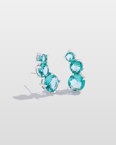 Foto Brinco Ear Cuff Helena Colors - Silver