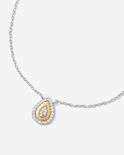 Foto Colar Duo Composê- Gota - Prata 925