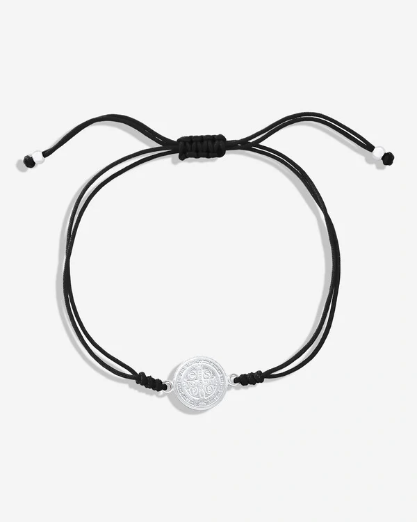 Pulseira Fio Encerado São Bento - Prata 925