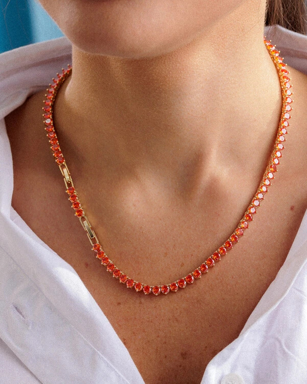 Colar Riviera Colors 3mm - 3 garras - 42cm