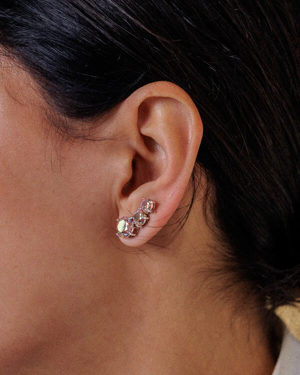 Brinco Ear Cuff Holográfico