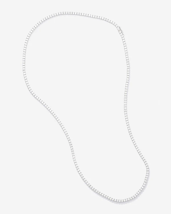 Colar Riviera Kate 60cm - 2mm - Prata 925