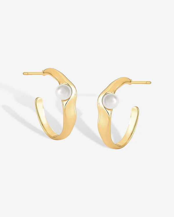 Brinco Meia Argola Circle