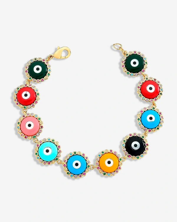 Pulseira Olho Grego Rainbow