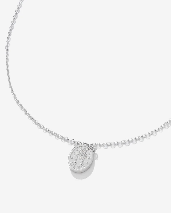 Colar Moissanite Nossa Senhora das Graças - 0,16ct - Prata 925