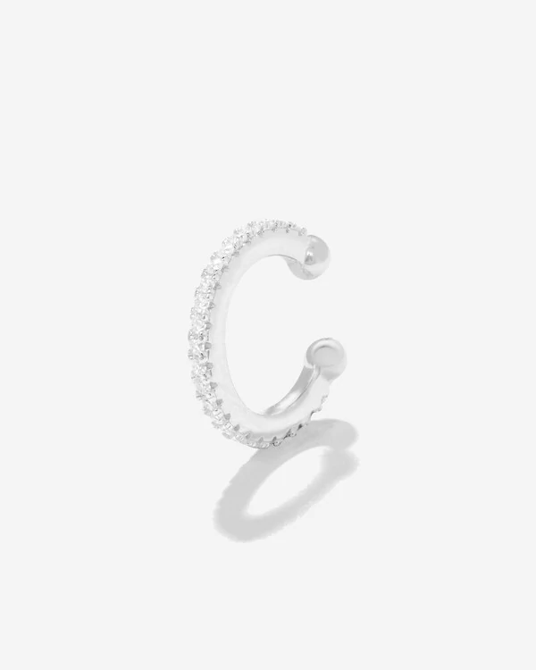 Piercing Noite e Luz - Moissanite - Prata 925
