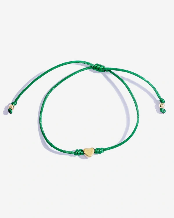 Pulseira Fio de Seda Coração