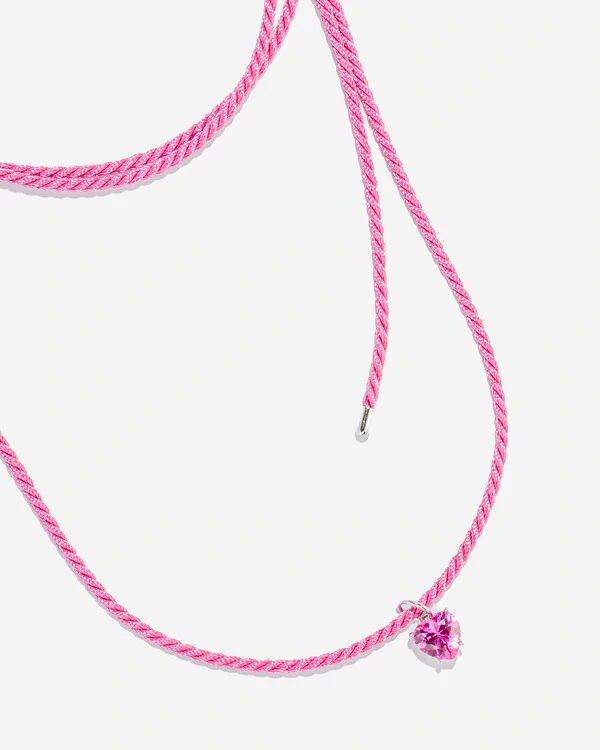 Colar Fio De Seda Calypso - Prata 925