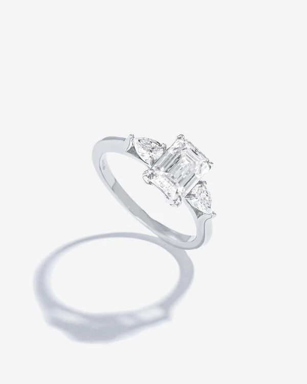 Anel Solitário Nancy- Moissanite - 2.0ct - Prata 925