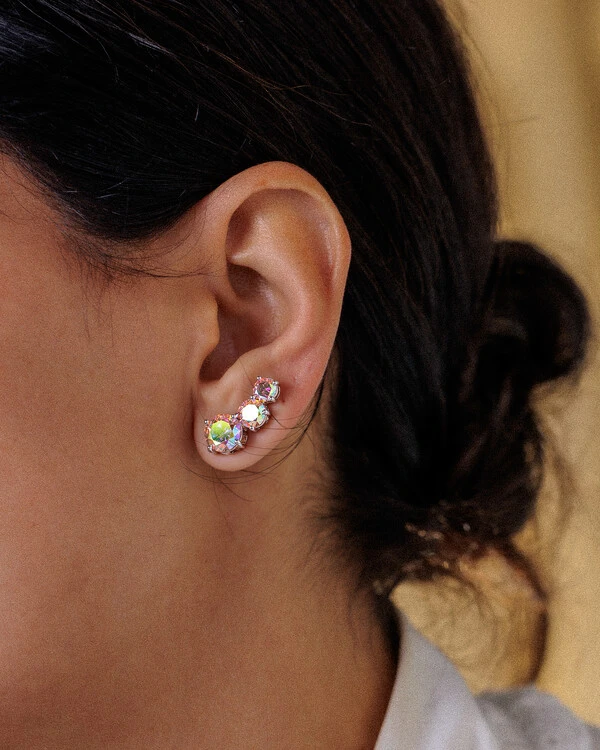 Brinco Ear Cuff Holográfico