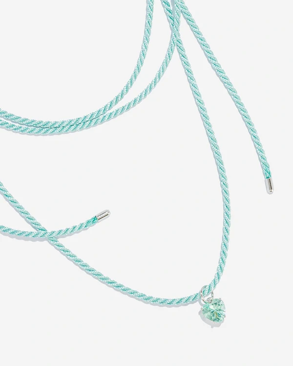 Colar Fio De Seda Calypso - Prata 925