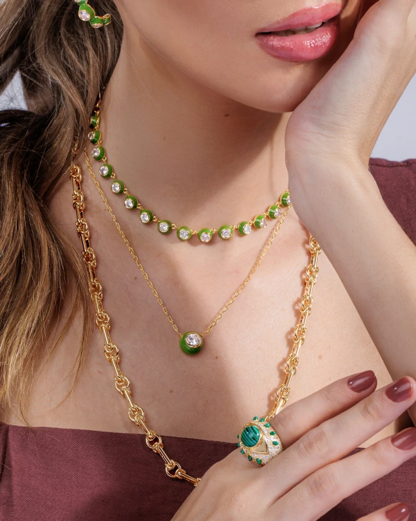 Colar Longo Elos Melissa