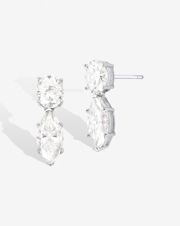 Brinco Viviene -7x14mm- 9.6ct - Prata 925