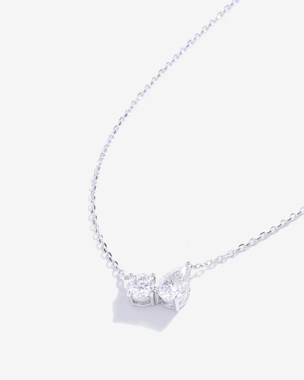 Colar Layza - Moissanite - 9mm- 2.4ct - Prata 925