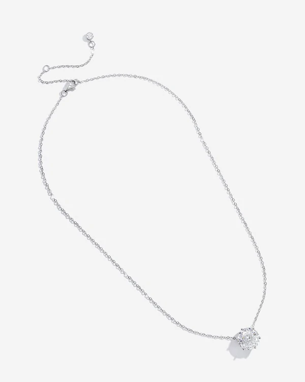 Colar Évora Moissanite - 11 mm - 5.0 ct - Prata 925