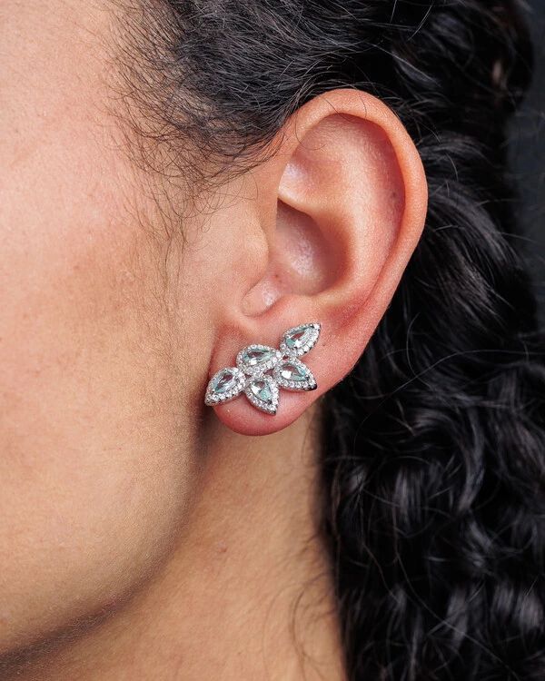 Brinco Ear Cuff Flávia - Prata 925