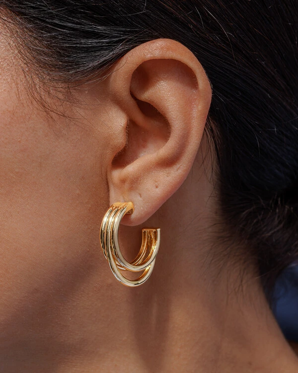 Brinco Argola Tubular Tóquio