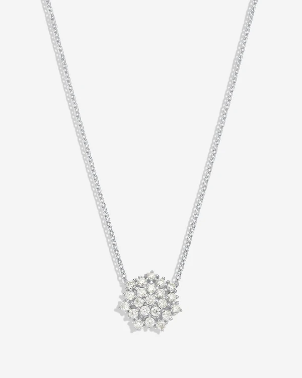 Colar Celine Moissanite - 0.66ct - 1,3cm - Prata 925