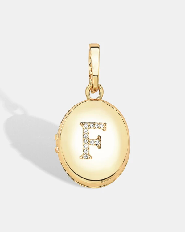 Pingente Relicário Letra