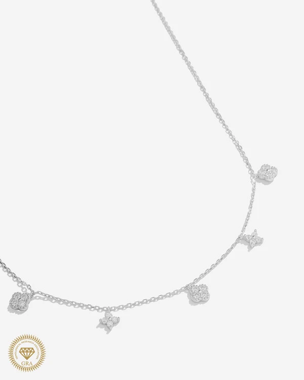 Colar Alis Moissanite 3.0mm - 0.7ct - Prata 925