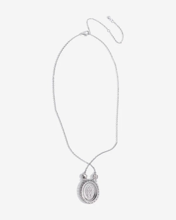 Colar Medalha Milagrosa - Moissanite 2,2 mm - 1.7ct - Prata 925