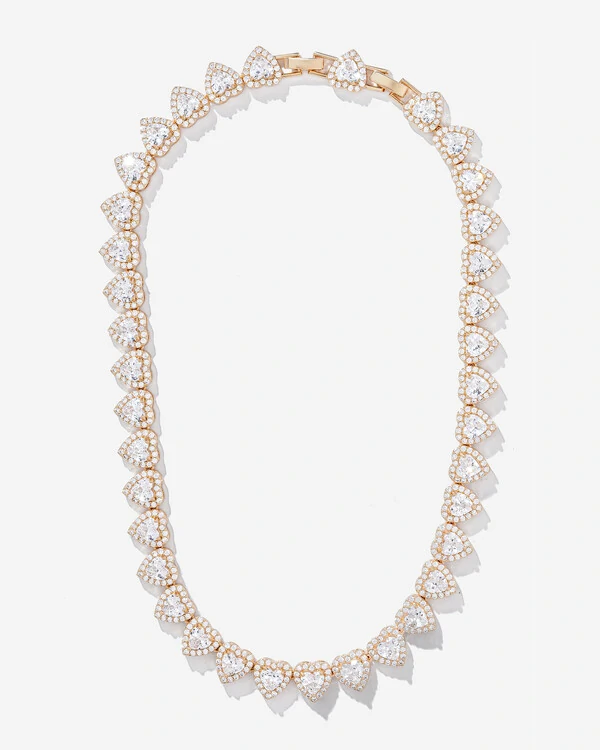 Colar Riviera Corações Shine