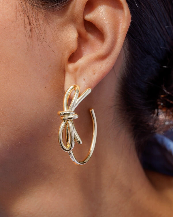 Brinco Argola Laço Celine