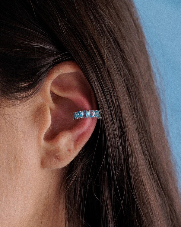 Piercing Colors Oval - Silver