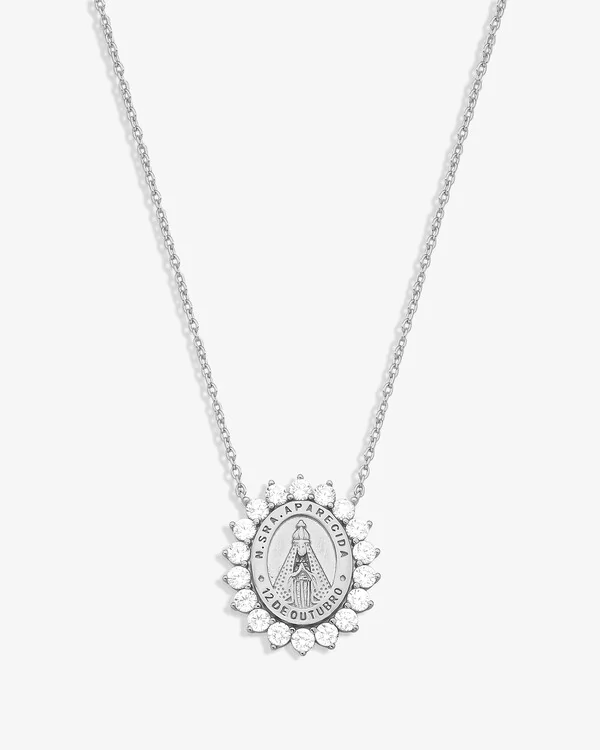Colar Medalha Nossa Senhora Aparecida
