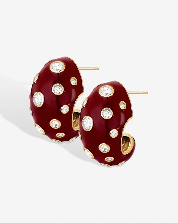Brinco Argola Cerise