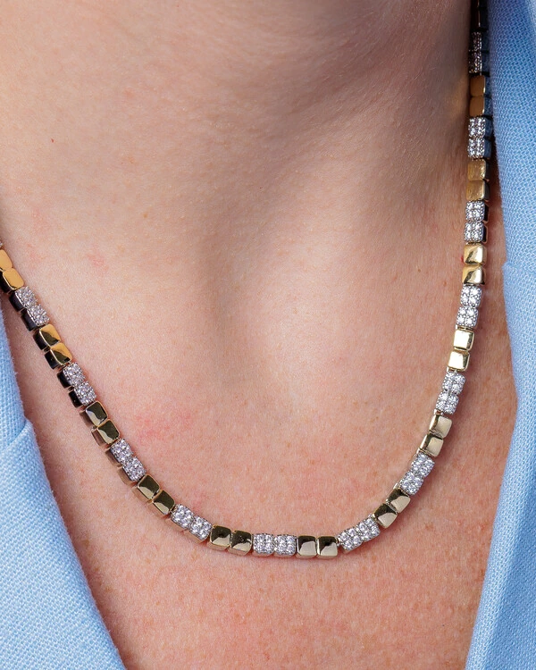 Colar Riviera Celeste Square