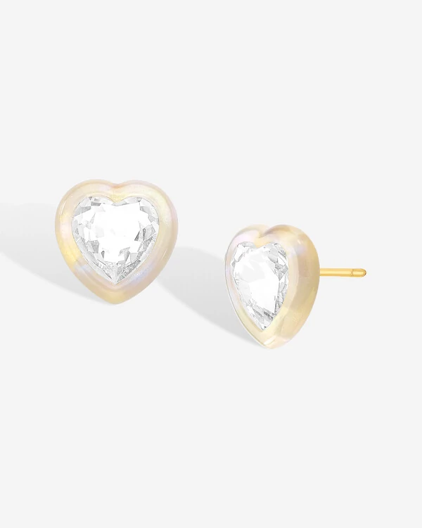 Brinco Cristal Heart