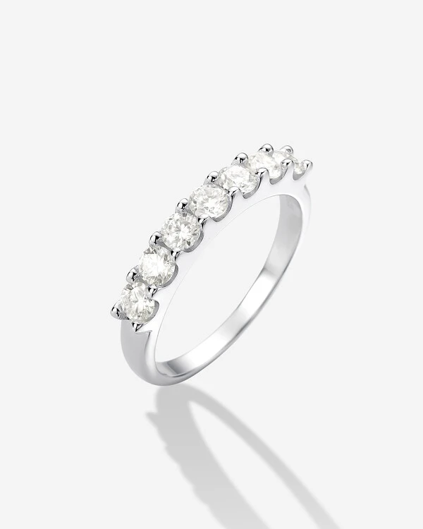 Anel Aparador Esra - Moissanite 0,3 mm - 0.1ct - Prata 925