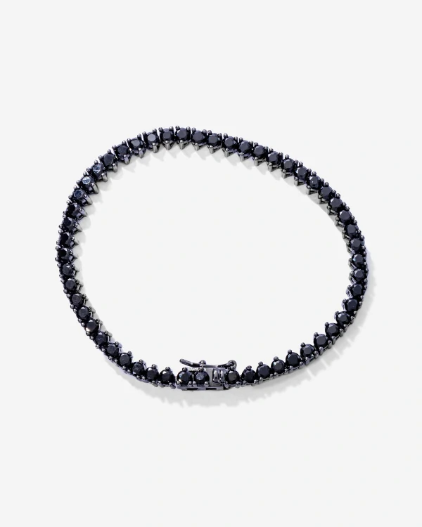 Pulseira Riviera Bianca Black - 17,5 cm - 3 mm