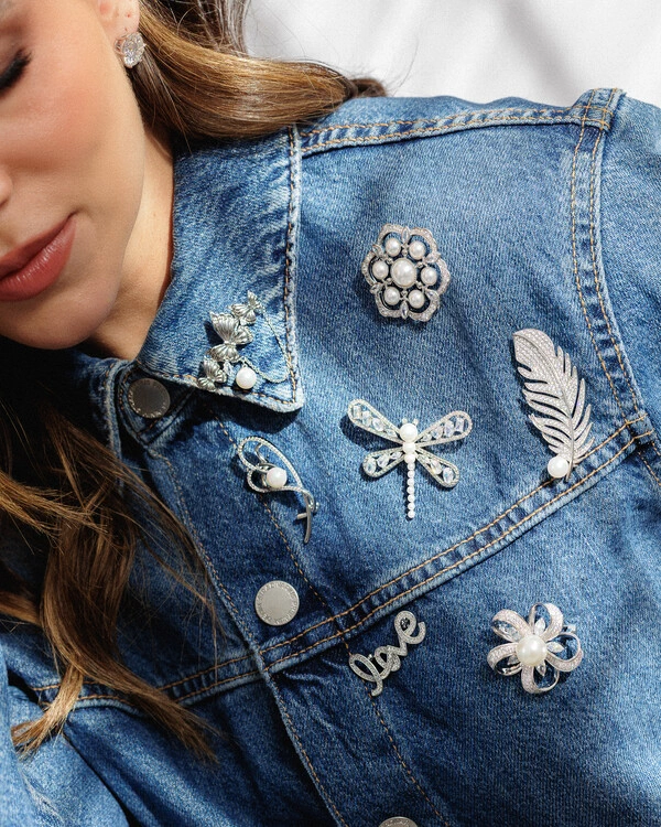 Broche Gardênia