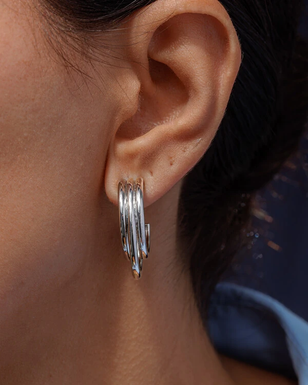 Brinco Argola Tubular Tóquio