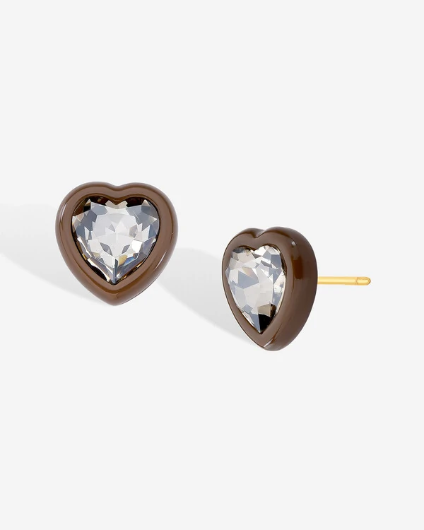 Brinco Cristal Heart
