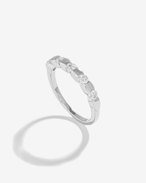 Anel Candy- Moissanite - 0.5ct - Prata 925