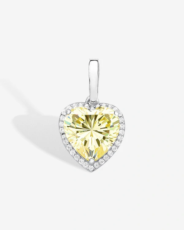 Pingente Coração - Prata 925